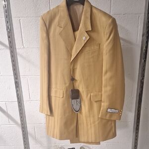 Classic Tan Boys 3 Piece Suit